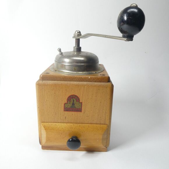 Armin Trosser Coffee Grinder Mill Wooden Vintage West Germany Hand Crank - Picture 1 of 14